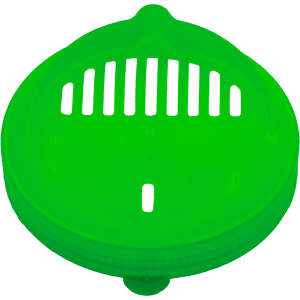 Крышка пэ (сливная, СКО) зелёная